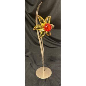 Swarovski Paradise Flower Dacali Light Topaz Daffodil  #848448 Figurine